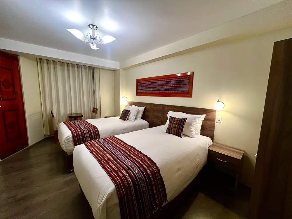 Standard Double Room view 2 - Comfortable twin beds