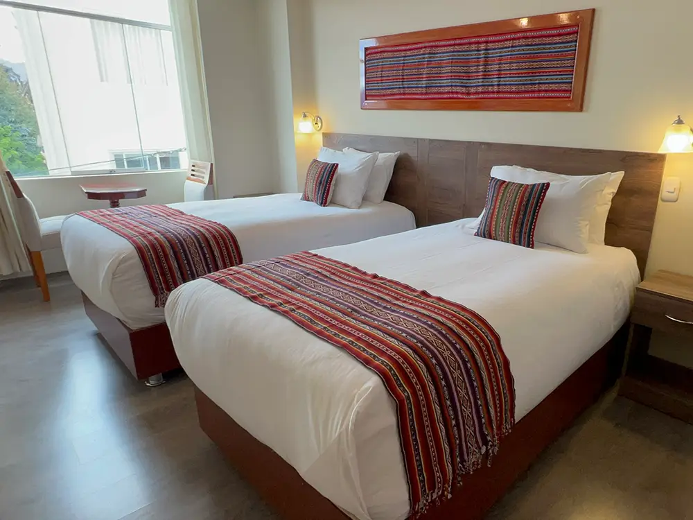 Standard Double Room view 3 - Private balcony with mountain views